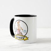 WELTBESTE HUBBY MEN CARTOON TASSE (Vorderseite Links)