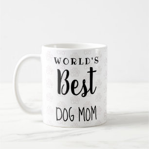 Weltbeste Hunde-Mama (benutzerdefinierter Text, Te Kaffeetasse