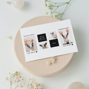 Weltbeste Hundemutter   Collage Hunde Foto Magnetkarte