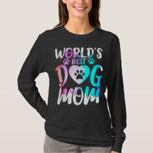 Weltbeste Hundeschlittenmutter Mama Paw Heart Pupp T-Shirt
