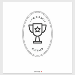 Weltbeste Husband Aufkleber