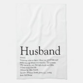 Weltbeste Husband-Definition Geschirrtuch (Vertikal)