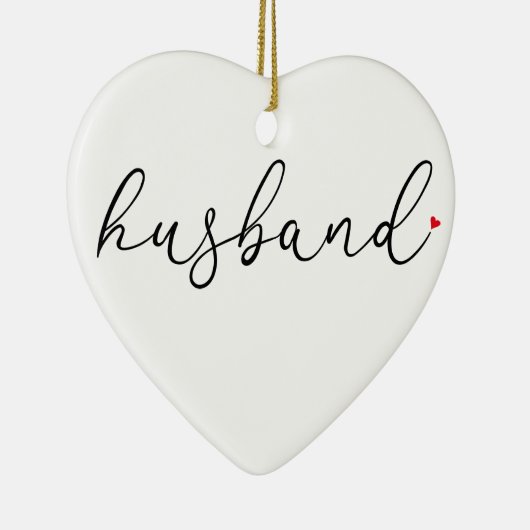 Weltbeste Husband-Definition Keramik Ornament (Rechts)