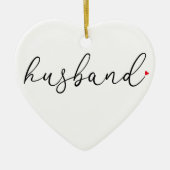 Weltbeste Husband-Definition Keramik Ornament (Vorne)