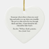 Weltbeste Husband-Definition Keramik Ornament (Hinten)