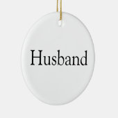 Weltbeste Husband-Definition Keramik Ornament (Rechts)