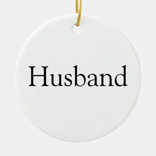Weltbeste Husband-Definition Keramik Ornament (Vorne)