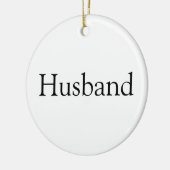 Weltbeste Husband-Definition Keramik Ornament (Links)