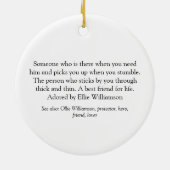 Weltbeste Husband-Definition Keramik Ornament (Hinten)