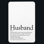 Weltbeste Husband-Definition Magnet<br><div class="desc">Personalisieren Sie für Ihren besonderen Ehemann ein einzigartiges Geschenk für Geburtstage,  Jahrestage,  Hochzeiten,  Weihnachten oder jeden Tag,  den Sie gewollt haben,  um zu zeigen,  wie viel er Ihnen bedeutet. Eine perfekte Art,  ihm zu zeigen,  wie phantastisch er jeden Tag ist. Entwickelt von Thisisnotme©</div>