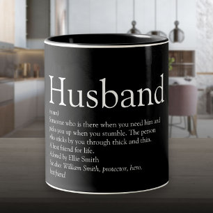 Weltbeste Husband-Definition Zweifarbige Tasse
