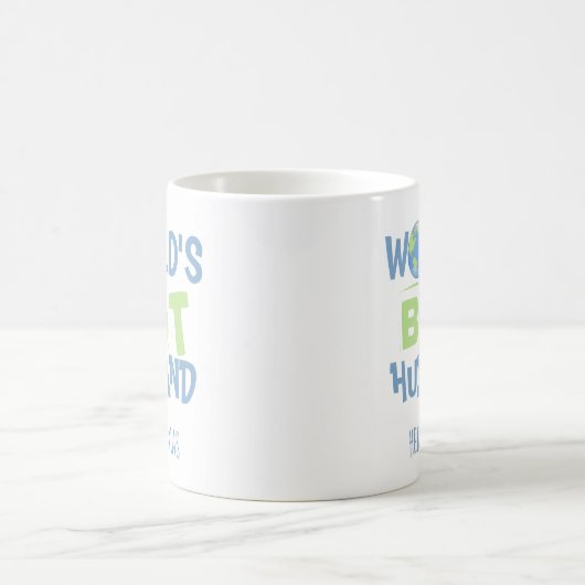 Weltbeste Husband-Moderne, trendige Typografie Kaffeetasse (Mittel)