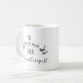 Weltbeste jemals Personalisierte Physiotherapeutin Kaffeetasse (Vorderseite Links)