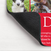 Weltbeste jemals Vater Definition 8 Foto Fun Red Mousepad (Ecke)