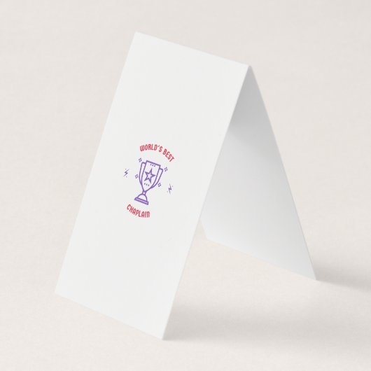 Weltbeste Kapelle Visitenkarten (Vorderseite)