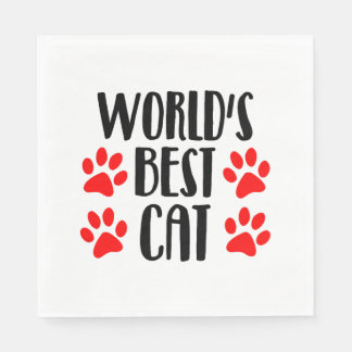 weltbeste Katze Serviette