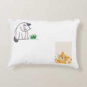 Weltbeste Katzenkollektion der Süsse Dekokissen (Rückseite)