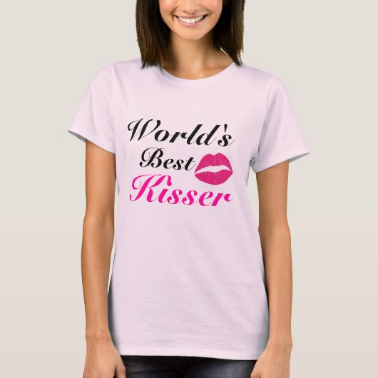 Weltbeste Kisser T-Shirt (Vorderseite)