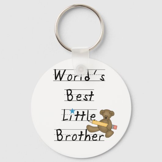Weltbeste Kleine Brüder Tshirts und Geschenke Schlüsselanhänger (Vorderseite)