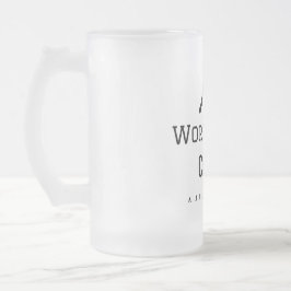 Weltbeste Koch hinzufügen Name text Kochen Bestes  Mattglas Bierglas