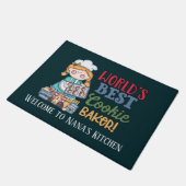 Weltbeste Kochküche Fußmatte (Schrägansicht)