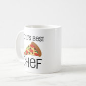 Weltbeste Kochs-Pizza Kaffeetasse (Vorderseite Links)