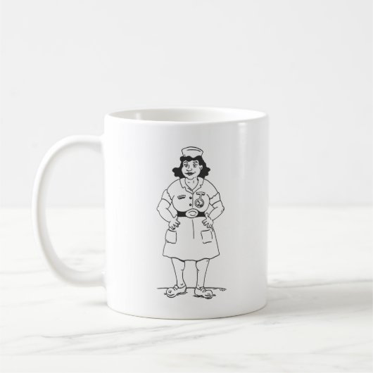 Weltbeste Krankenschwester Kaffeetasse (Links)
