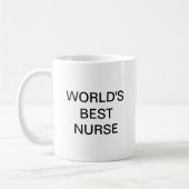 Weltbeste Krankenschwester Kaffeetasse (Links)