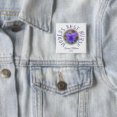 Weltbeste Krankenschwester-personalisierter Knopf Button (Beispiel)