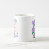 Weltbeste Lavendel-Blumengrenze - anpassbar Kaffeetasse (Mittel)