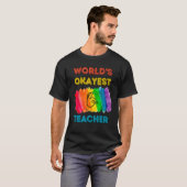 Weltbeste Lehrerin Funny Bestes Geschenk Mathe His T-Shirt (Vorne ganz)