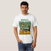 Weltbeste Lehrerin - Funny Retro-Klassenzimmer T-Shirt (Vorne ganz)