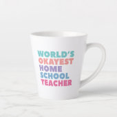 Weltbeste Lehrerin für Hausunterricht Milchtasse (Rechts)