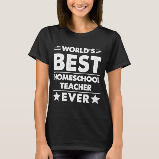 Weltbeste Lehrerin für Heimunterricht T-Shirt