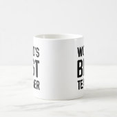 Weltbeste Lehrerin Kaffeetasse (Mittel)