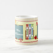 Weltbeste Lehrerin Personalisierte Kunst Tasse (Mittel)