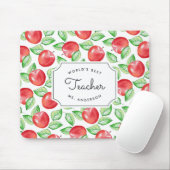 Weltbeste Lehrerin | Personalisiertes Muster für A Mousepad (Mit Mouse)
