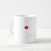 Weltbeste Lehrerin Student School Holiday Lehrer Kaffeetasse (Vorderseite Links)