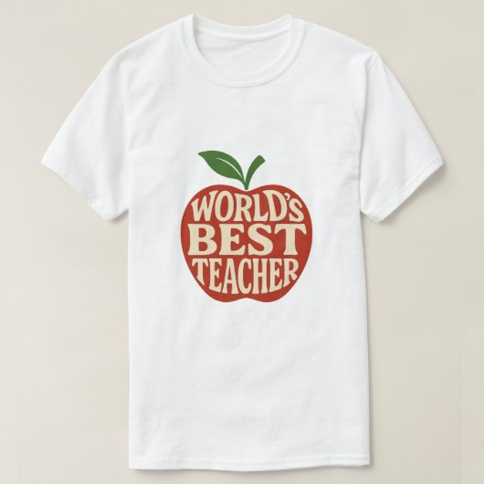 Weltbeste Lehrerin T-Shirt (Design vorne)