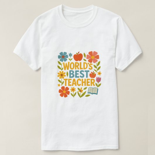 Weltbeste Lehrerin T-Shirt (Design vorne)