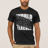 Weltbeste Lehrerin T-Shirt (Vorderseite)