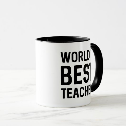 Weltbeste Lehrerin Tasse (VorderseiteRechts)
