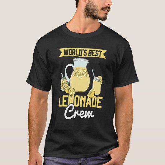 Weltbeste Limonade Crew Ice Lemon Juice Lemon C T-Shirt (Vorderseite)