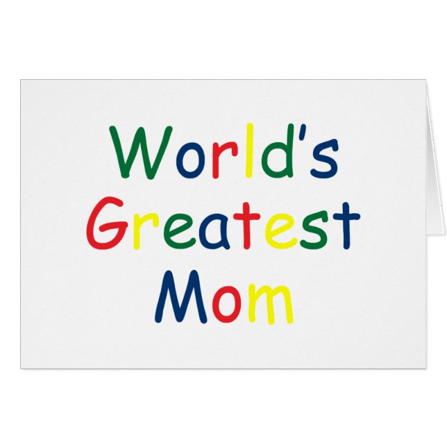 Weltbeste Mama (Vorderseite (Horizontal))