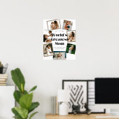 Weltbeste Mama 7 Foto-Collage Poster (Heimbüro)