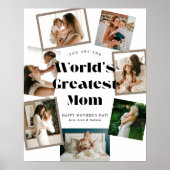 Weltbeste Mama 7 Foto-Collage Poster (Vorne)