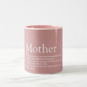 Weltbeste Mama aller Zeiten, Mutter, Mutterdefinit Zweifarbige Tasse (Mittel)