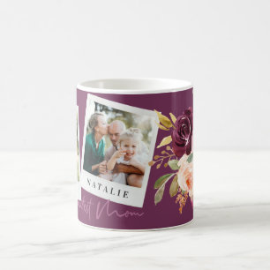 weltbeste Mama Aquarell Blumenkohle Foto Kaffeetasse