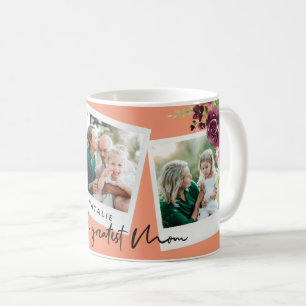 Weltbeste Mama Aquarell Blumenvieles Foto Kaffeetasse