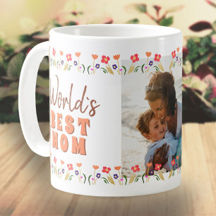 Weltbeste Mama Blume Muttertagsfest Foto Kaffeetasse